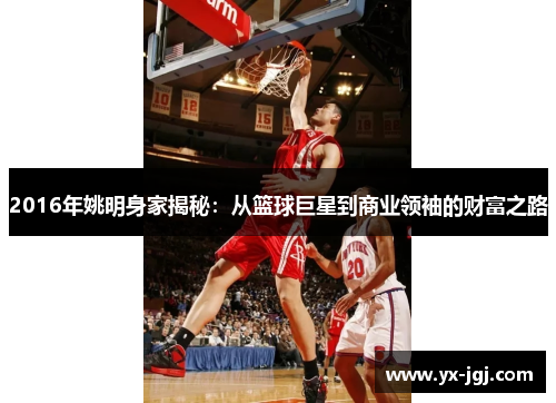 2016年姚明身家揭秘：从篮球巨星到商业领袖的财富之路